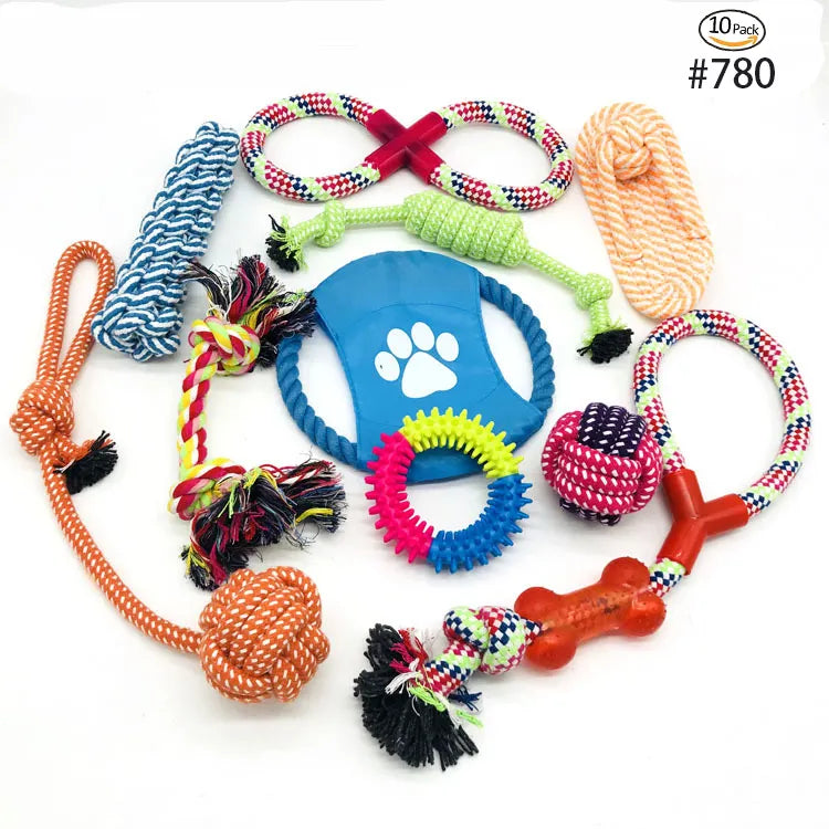 10 Pack of Mixed Rope Toys